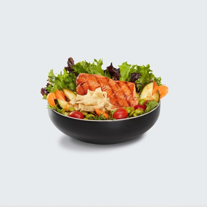 Salmon Spicy Asian Salad