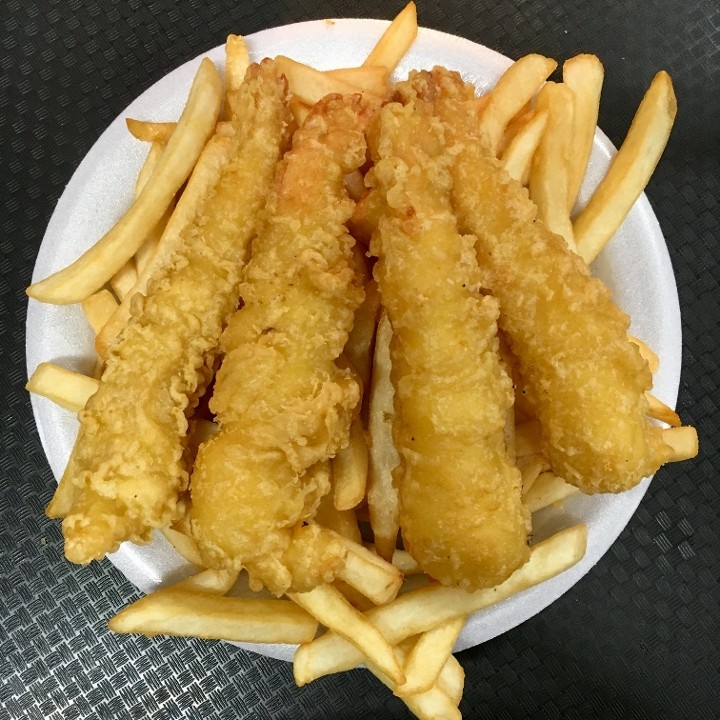 Shrimp and Chips Plate