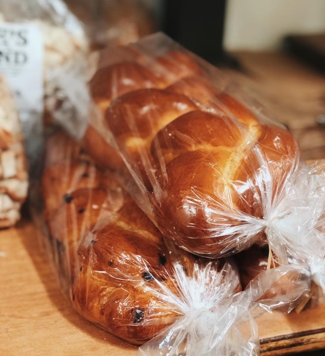 French Brioche with Chocolate - sm loaf