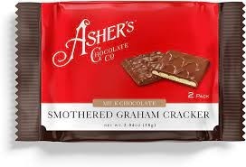 Ashers Milk Chocolate Covered Graham Cracker
