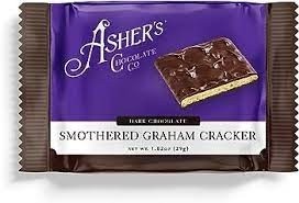 Ashers Dark Chocolate Covered Graham Cracker