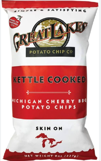 Great Lakes Kettle Chips Cherry BBQ