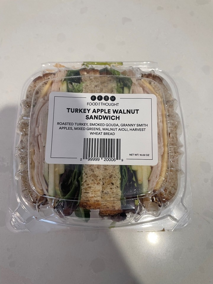 Turkey Apple Walnut Sandwich