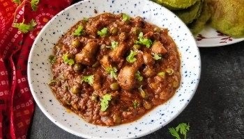 Mushroom Matar Malai