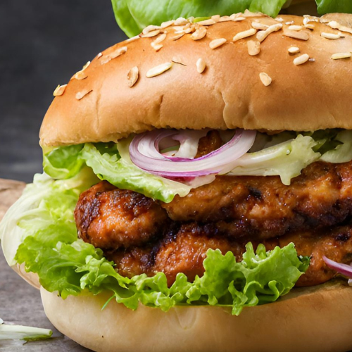 Tandoori Hot Burger (chicken)