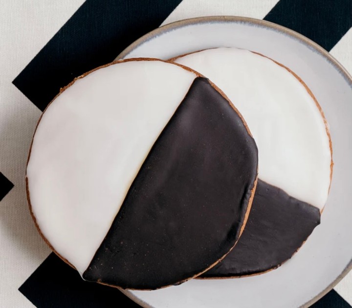 Traditional NY Black & White Cookie