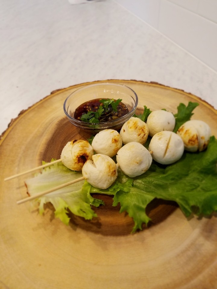 S2.  Grilled Fish-balls (2 Skewers)