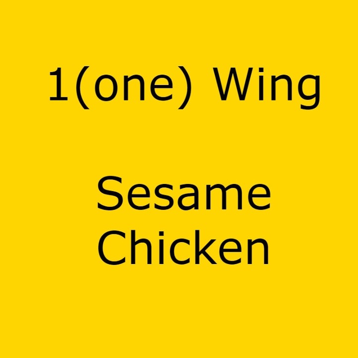 1pc. Sesame Wing