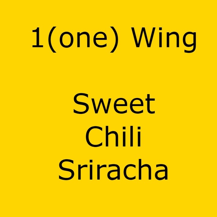 1pc. Sweet Chili Sriracha