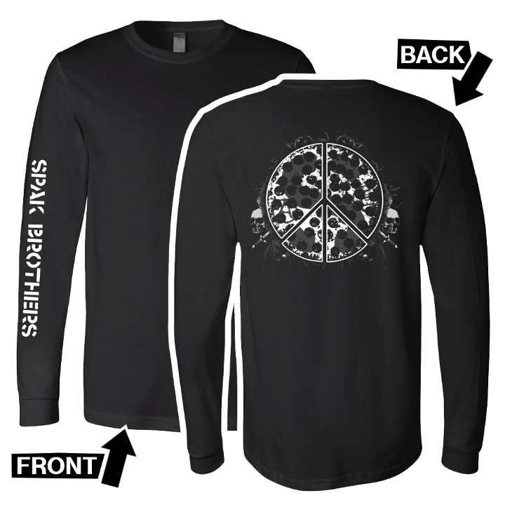 Peace Long-sleeve Tee (Black)
