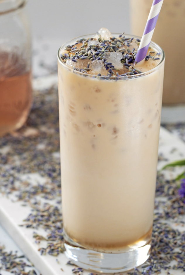 Honey Lavender Latte (Iced)
