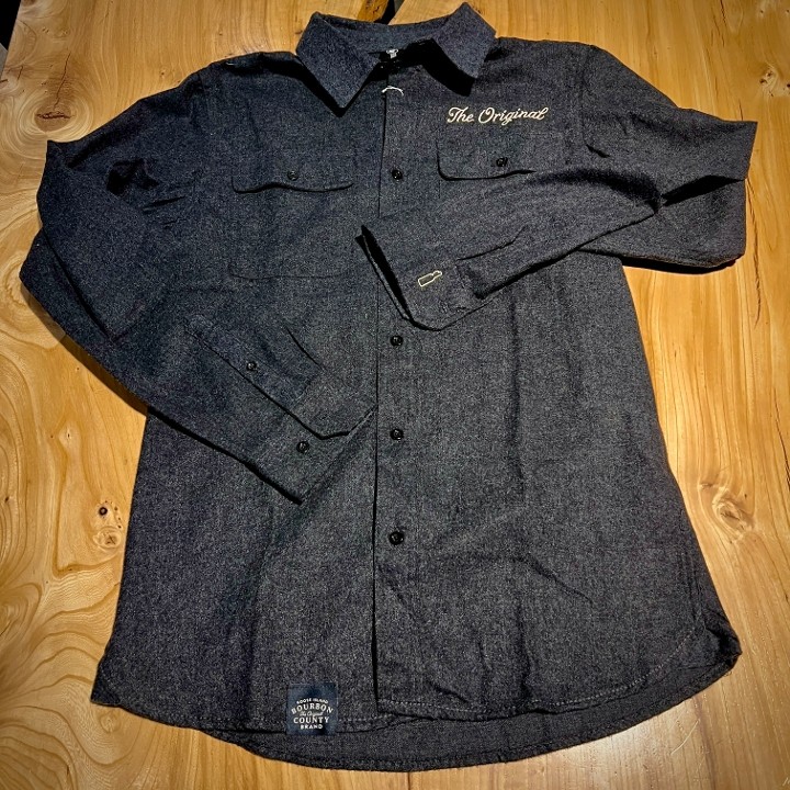 BCS Burnside Flannel Shirt - Charcoal