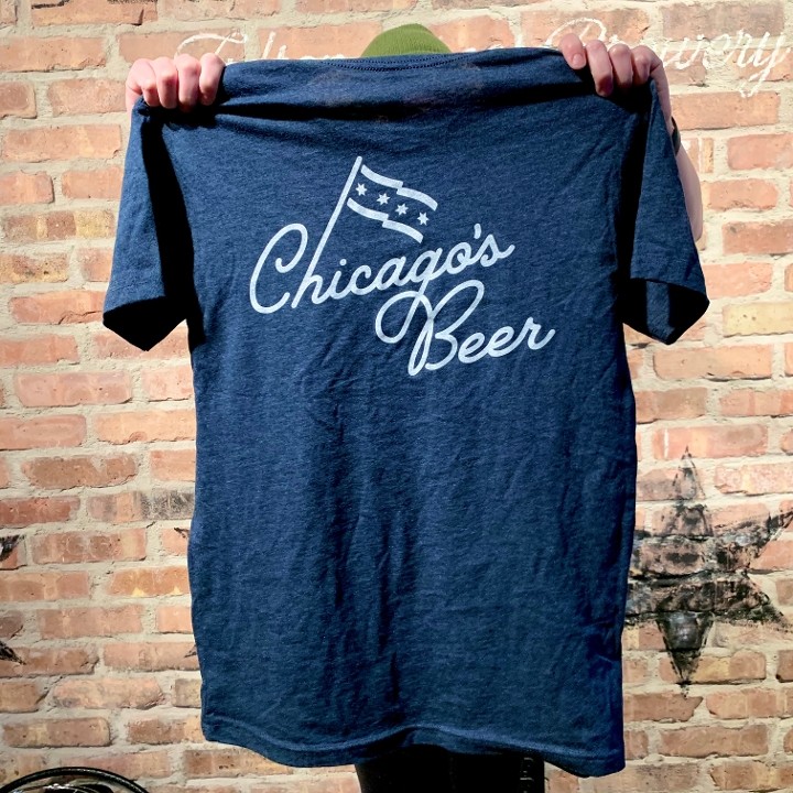 Chicago's Beer Tee -Blue