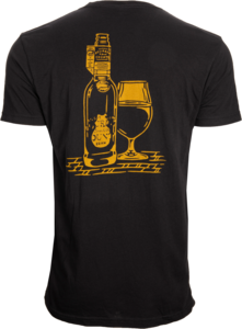 BCS Gold Bottle Pocket Tee - Black