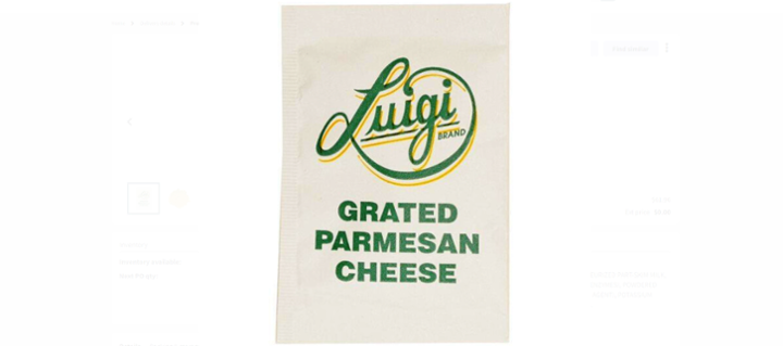 Parmesan packet