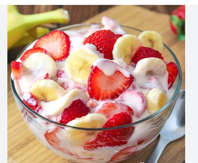 Strawberry Banana Delight Cup
