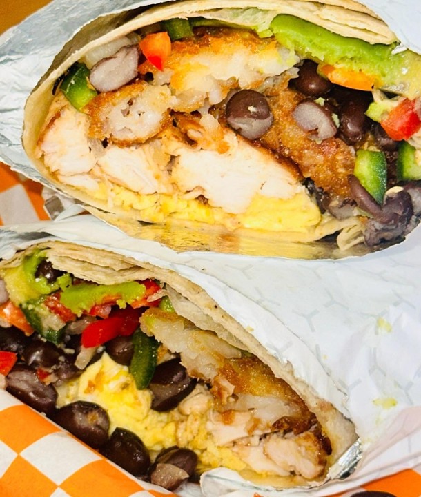 HEARTY GRILLED CHICKEN BURRITO