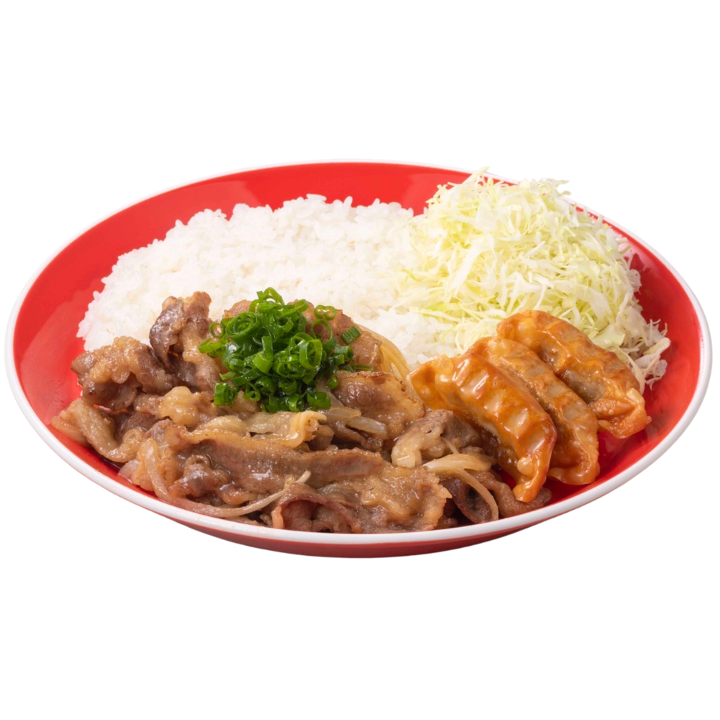 24. Stir-fried Teriyaki Garlic Beef Combo Plate