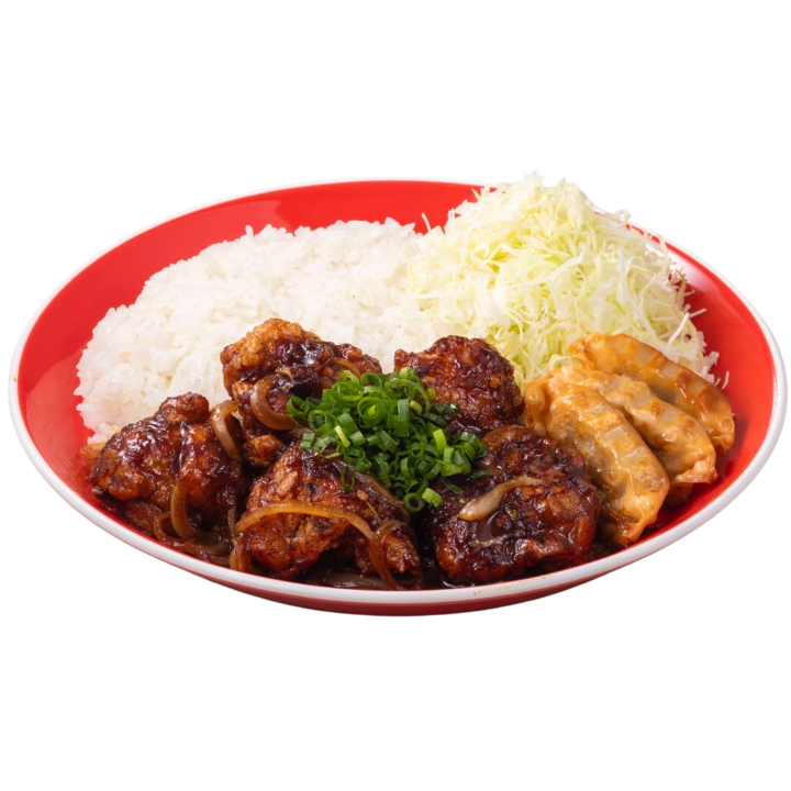 22. Karaage Teriyaki Garlic Chicken Combo Plate