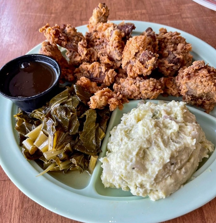 Fried Chicken Livers Plate