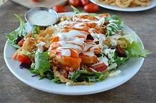 Breaded Buffalo Chicken Salad