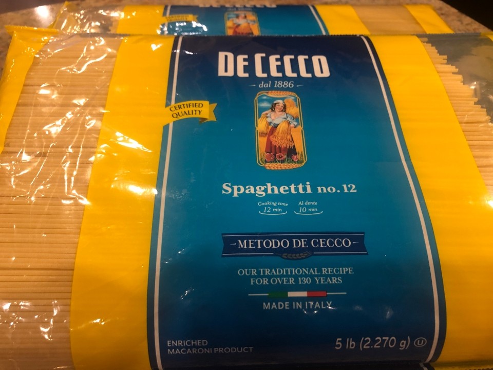 De Cecco Spaghetti No.12, 5lb