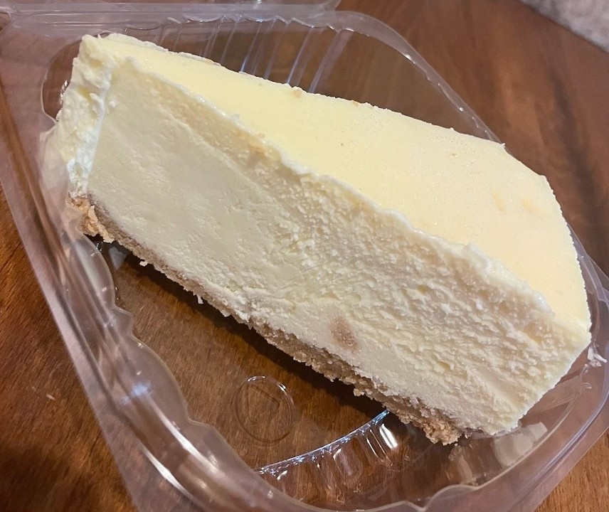 Slice of Plain Cheesecake