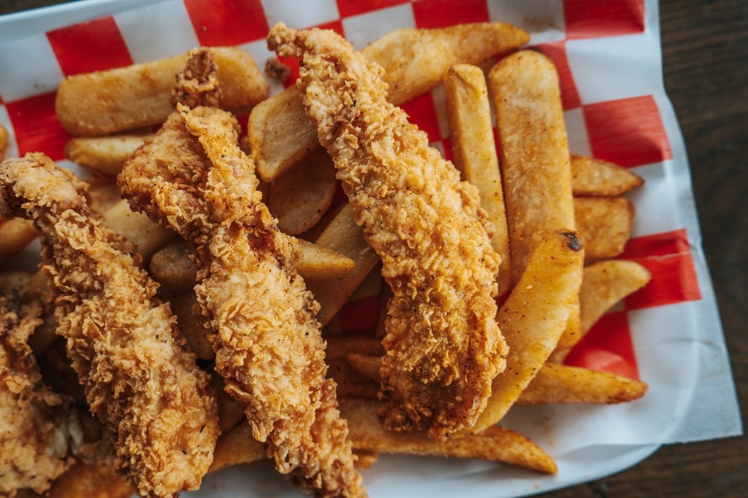 Chicken Tender and Fries
