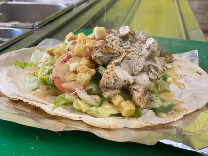 Chicken Caesar wrap