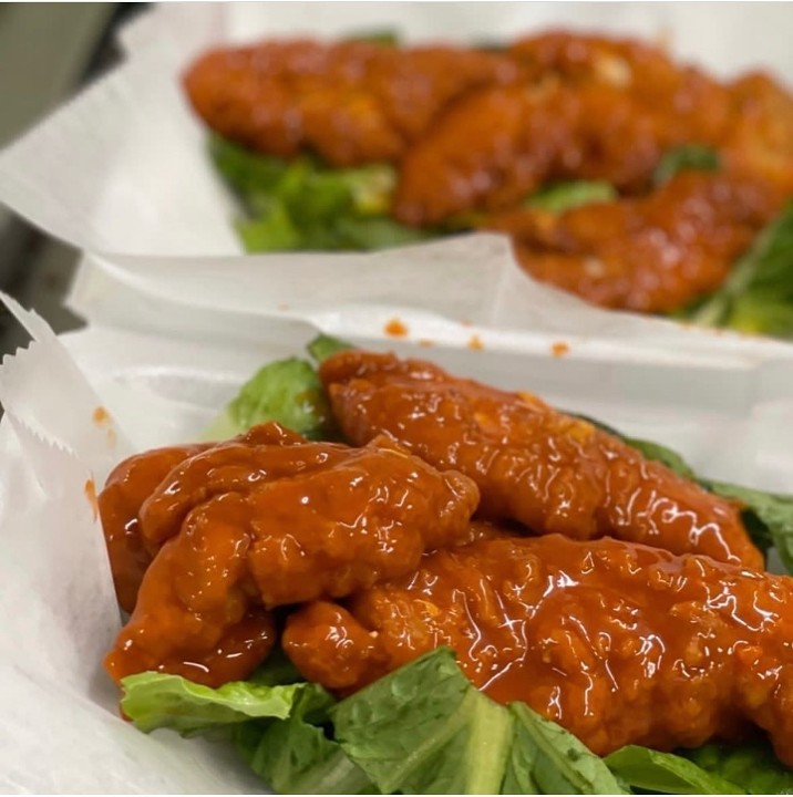 Chicken Fingers with Spicy Fries