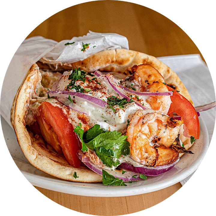 Shrimp Pita