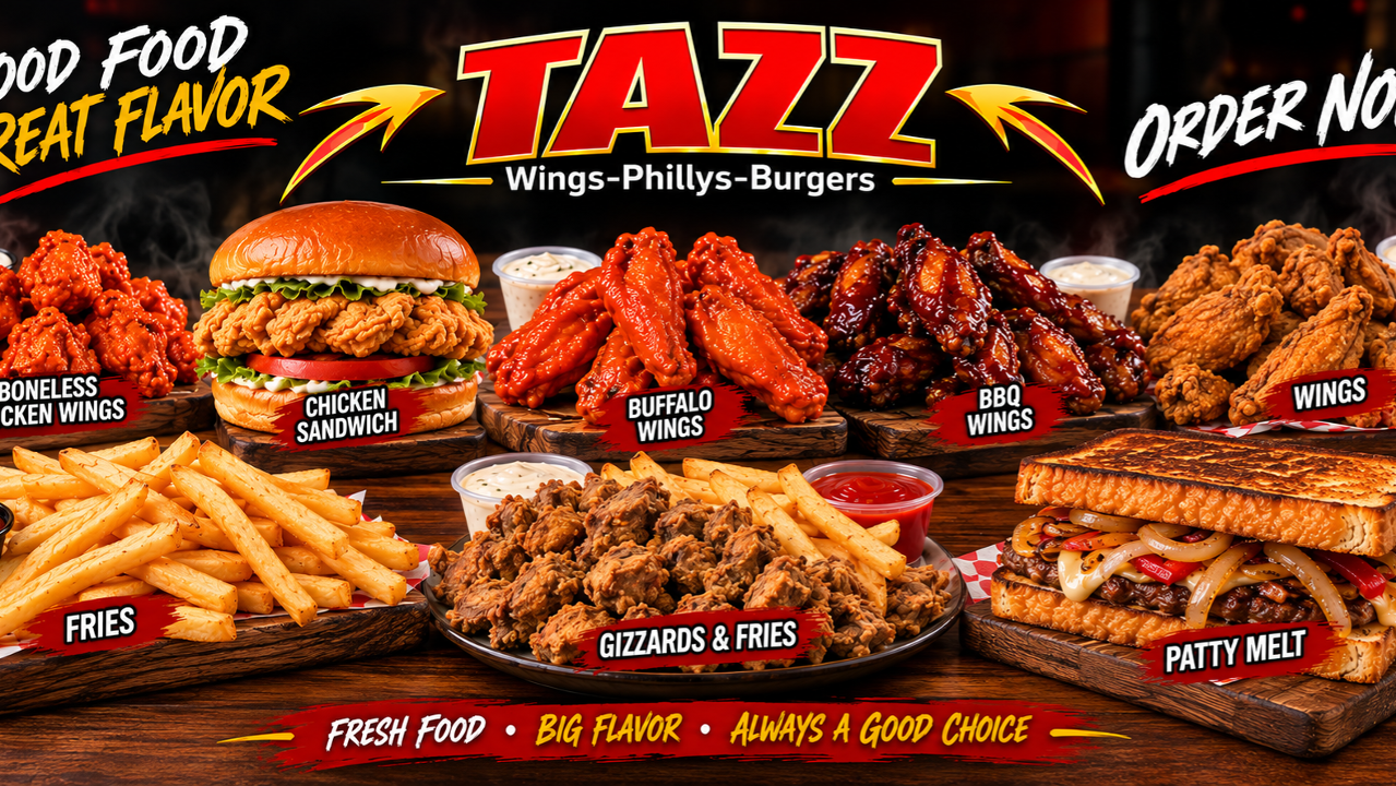 Tazz Takeout 4990 E Busch Blvd