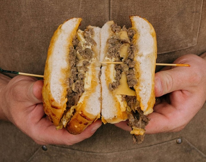 Steak Egg and Cheese Bagel