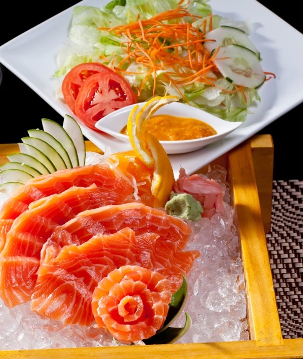 Salmon Sashimi Dinner