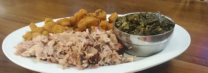 521 BBQ* Chopped Pork Tray with 2 Sides