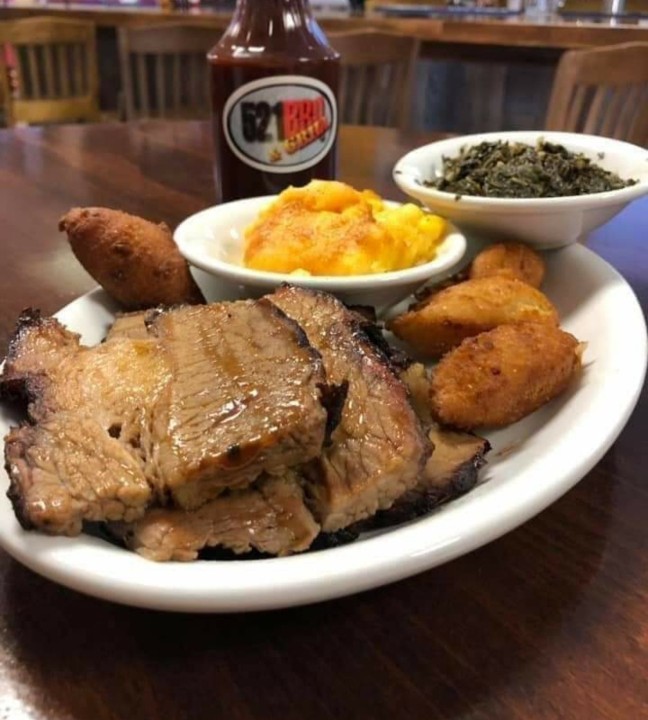 Beef Brisket Plate with 3 Sides