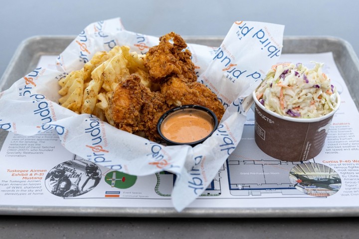 Chicken Tenders Fries & Coleslaw