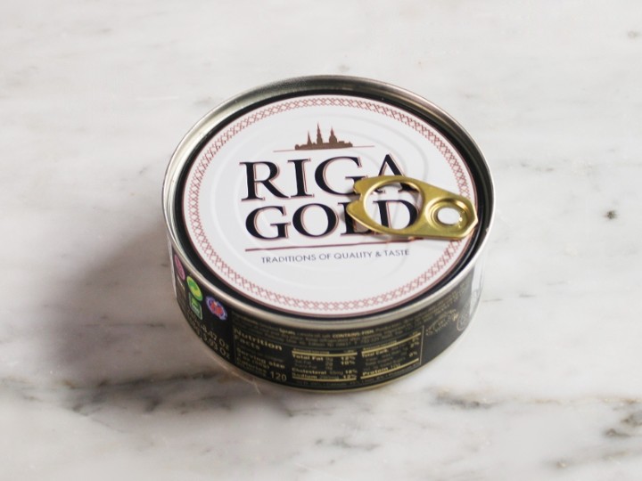 Riga Gold Smoked Sprats in Oil