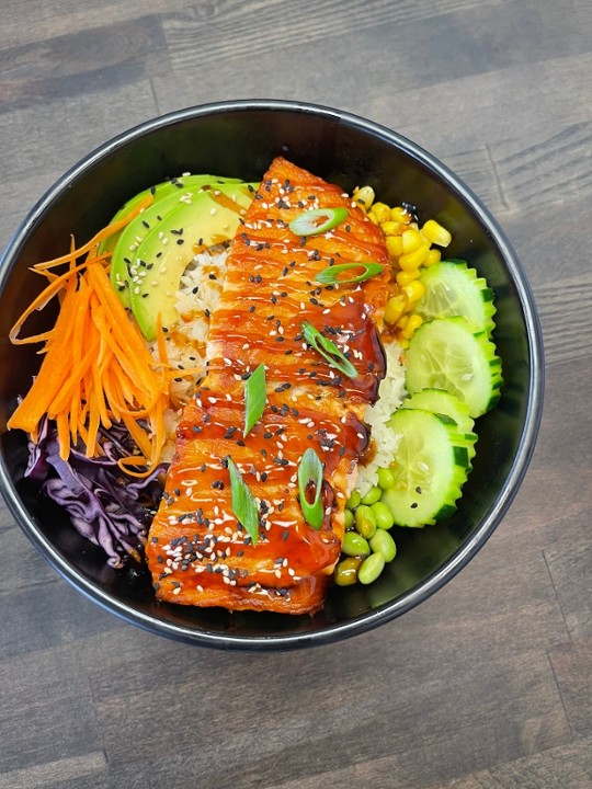 Salmon Teriyaki Rice Bowl