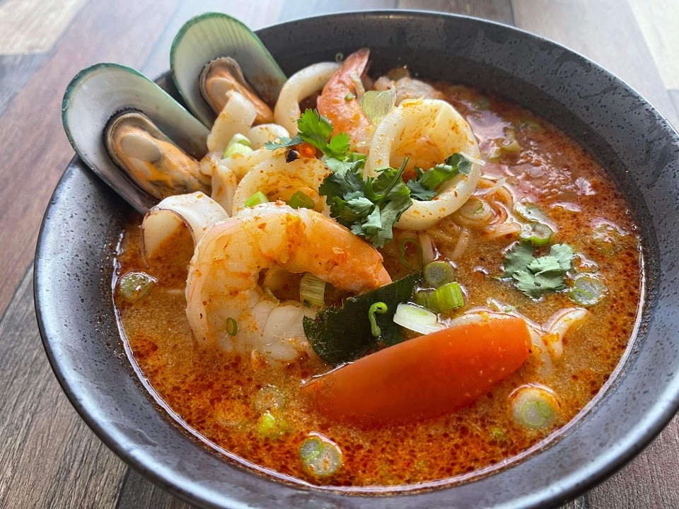 Seafood Tom Yum Noodle Soup