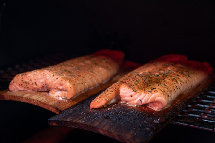 Smoked Salmon on Cedar Plank