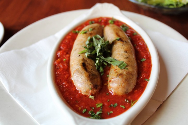 (2) Italian Sausage Links with Marinara
