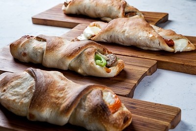 Chicken, Tomato, & Mozzarella Stromboli