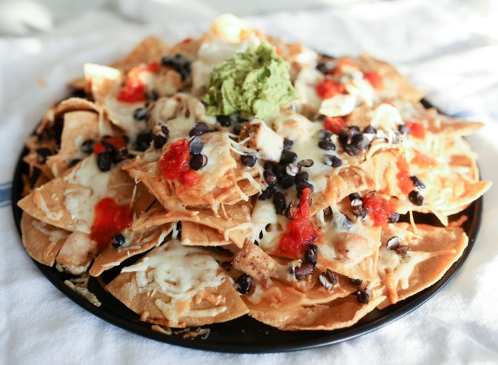 Vegetarian Loaded Nachos