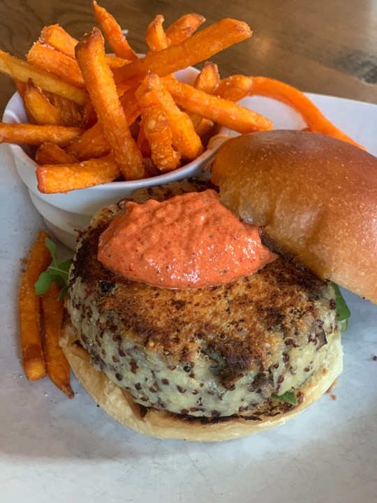 Quinoa-Mushroom Burger