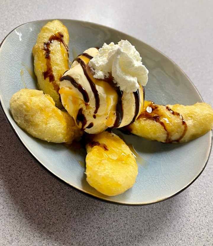 Tempura Bananas & Ice cream