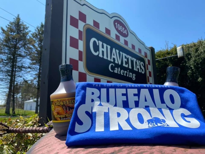 Buffalo Strong Shirt & 2-32oz Chiavetta's Marinade