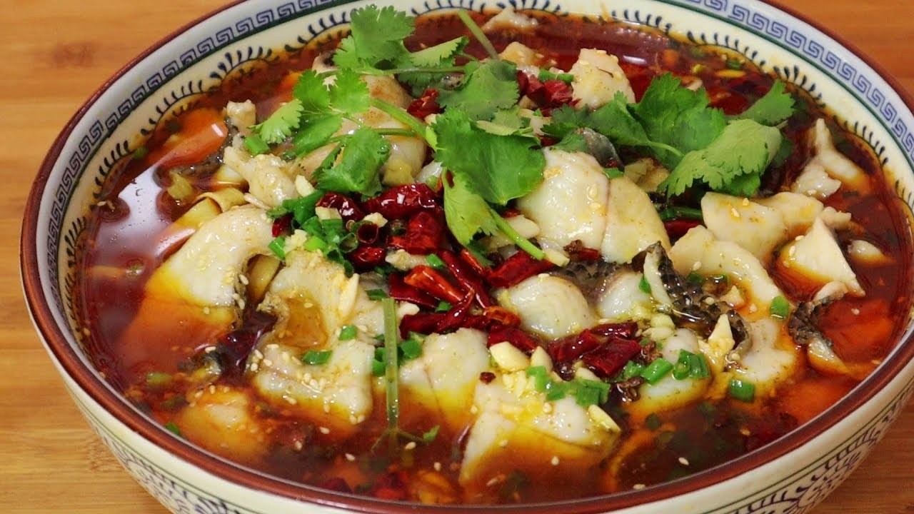 O0 Fish Fillet in Spicy Fragrant Soup 香水鱼片