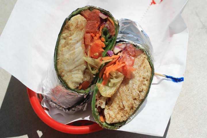 Grilled Snapper Wrap