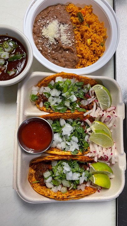 Tacos de Birria | No Chivo ( seitan)